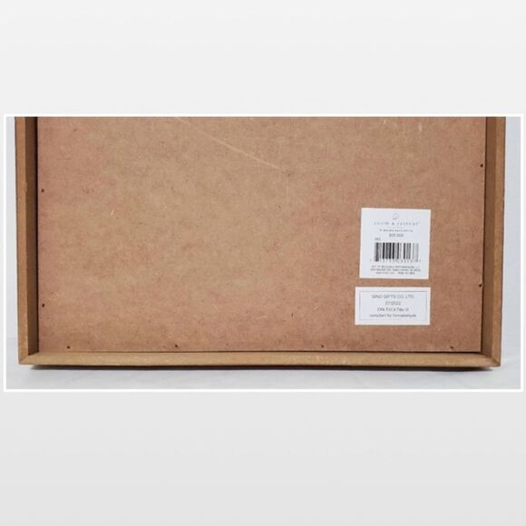 New Wood Framed Brown Cork Picture Box Sign Décor - Picture 11 of 14